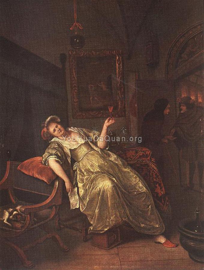 Arrival of a Visitor - 扬·斯蒂恩